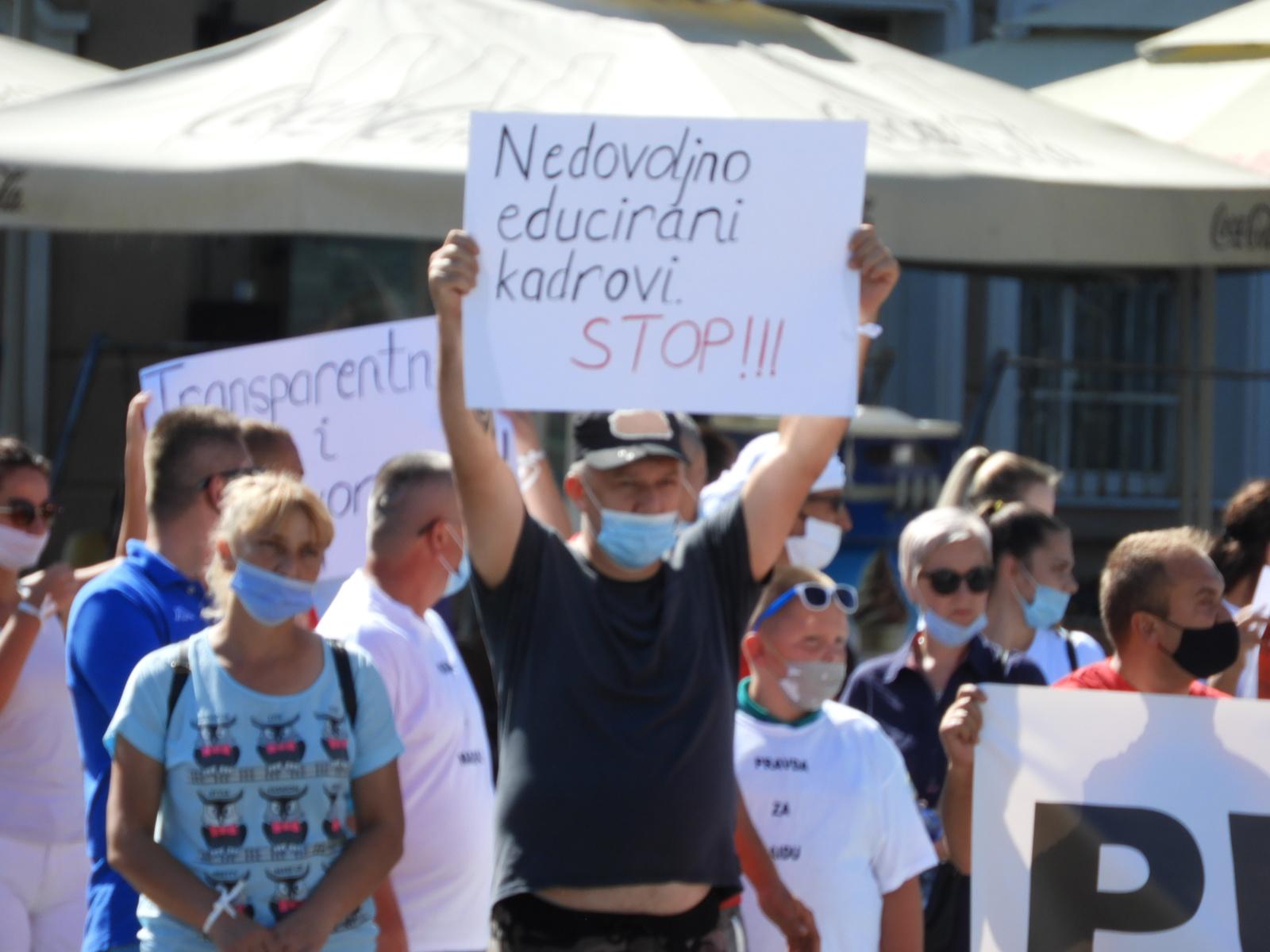 Sa današnjih protesta - Avaz