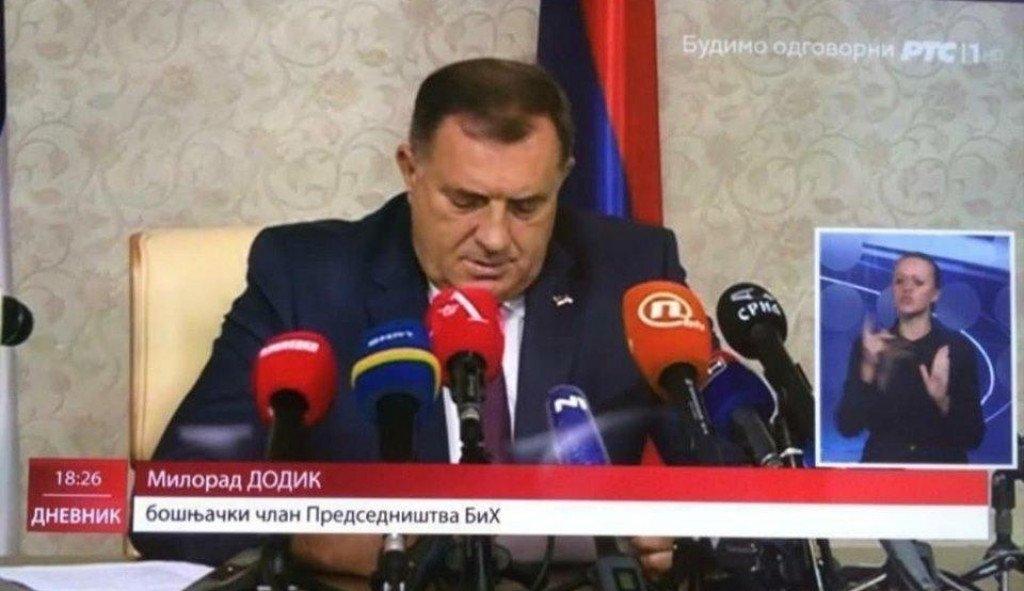 Dodik u Srbiji postao bošnjački član Predsjedništva