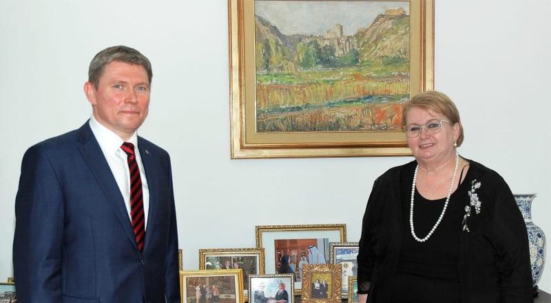 Turković razgovarala s otpravnikom poslova Ambasade Ukrajine u BiH Serhii Miniailom - Avaz