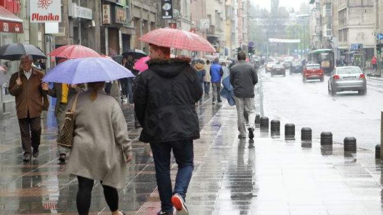 Danas kiša i lokalni pljuskovi - Avaz