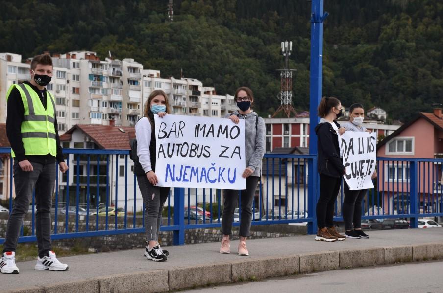 Sa današnjih protesta - Avaz