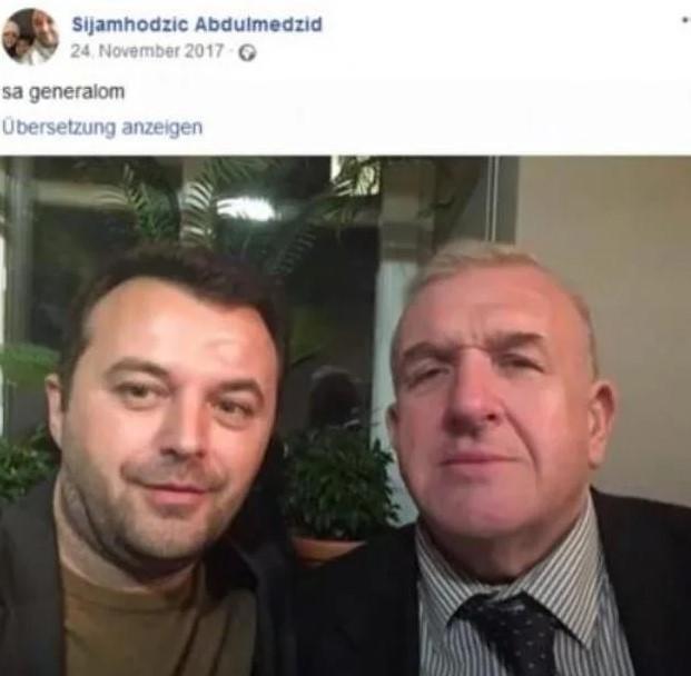 Sijamhodžić s Dudakovićem: Fotografija objavljena na Facebooku - Avaz