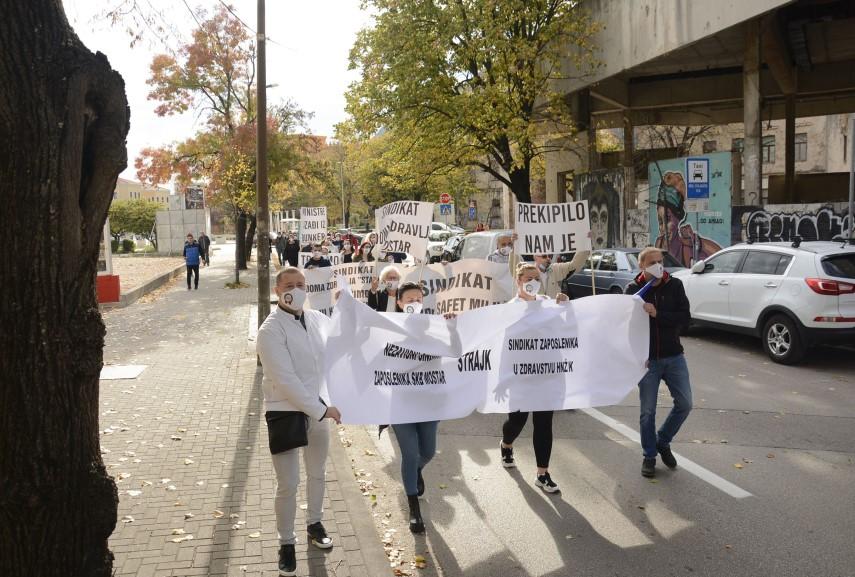 Bunt medicinara u HNK, najavili generalni štrajk