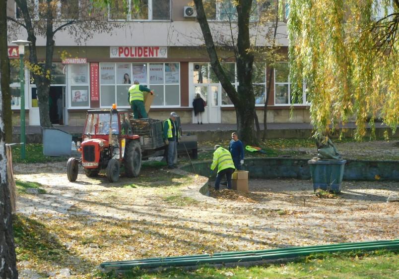 Iz fontane uklonjeno lišće