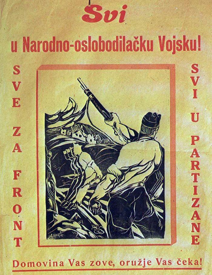 Propagandni plakat - Avaz