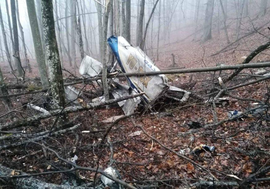 Poginuli u avionskoj nesreći na Kozari zadobili ogroman broj lomova