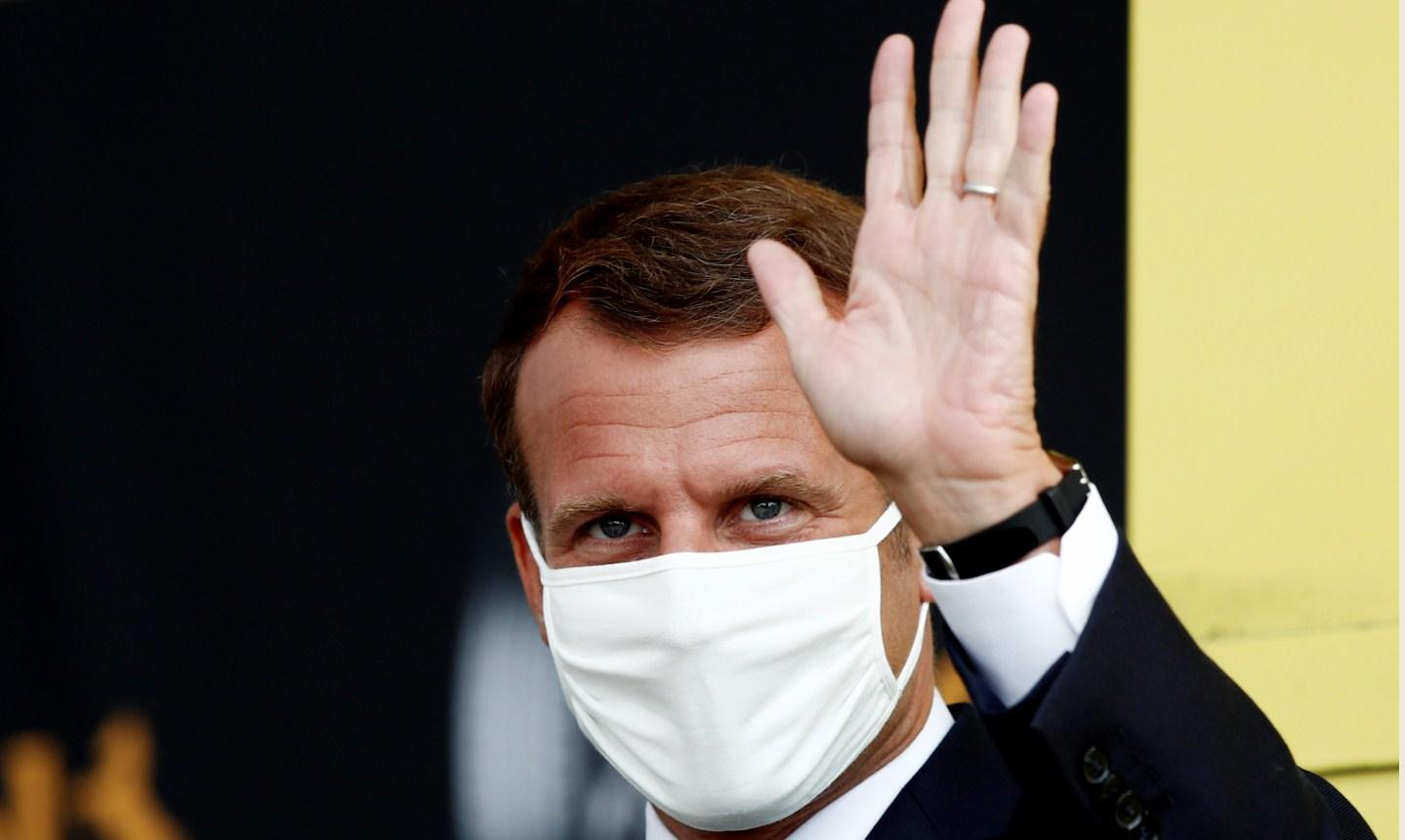 Macron says 'doing well' after virus infection