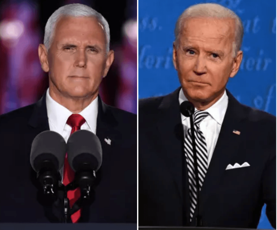 Mike Pence and Joe Biden - Avaz