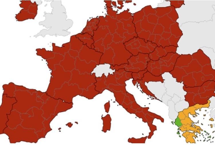 Žarišta epidemije bit će označena kao "tamnocrvene zone"