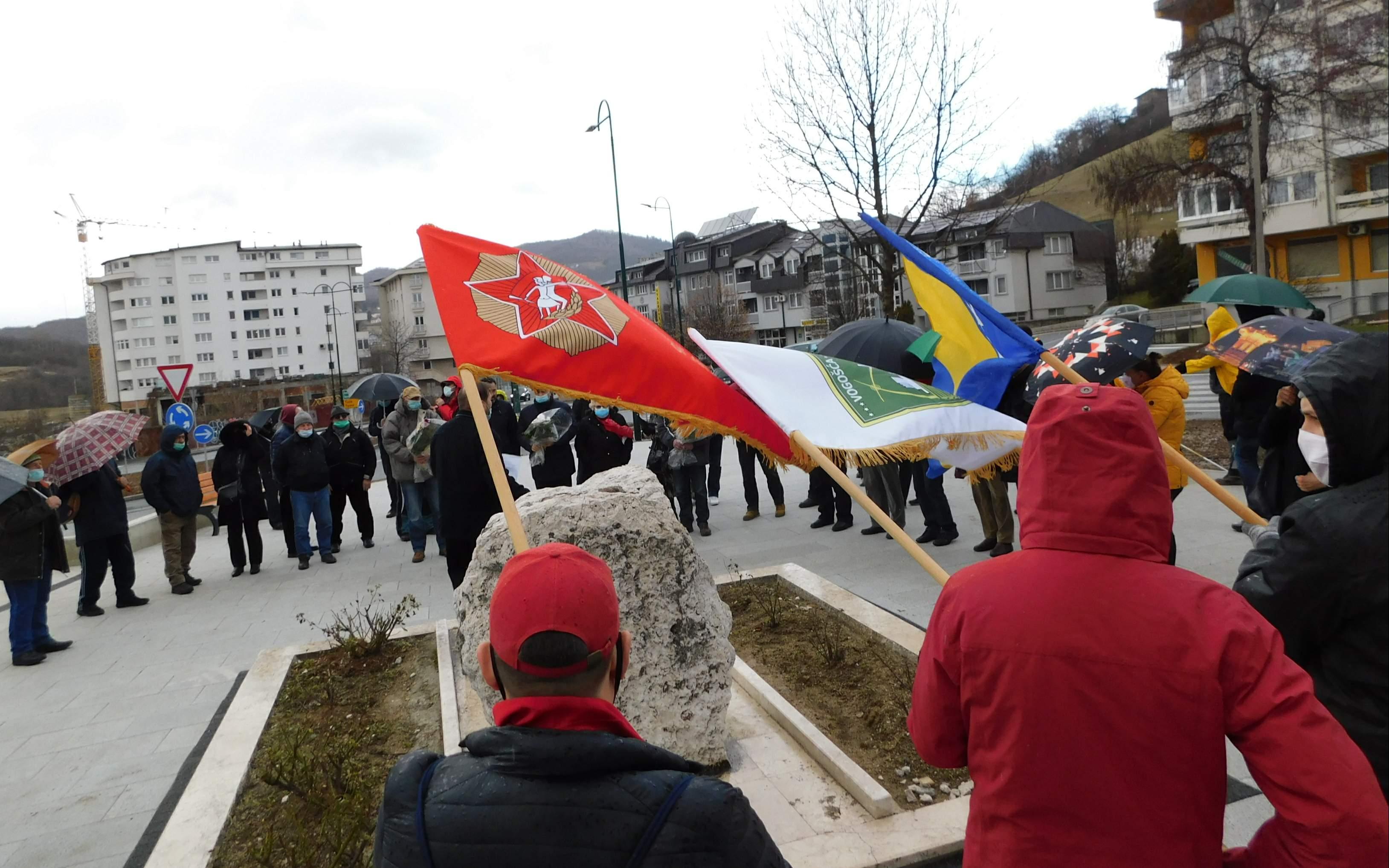 Detalj sa manifestacije u Vogošći - Avaz