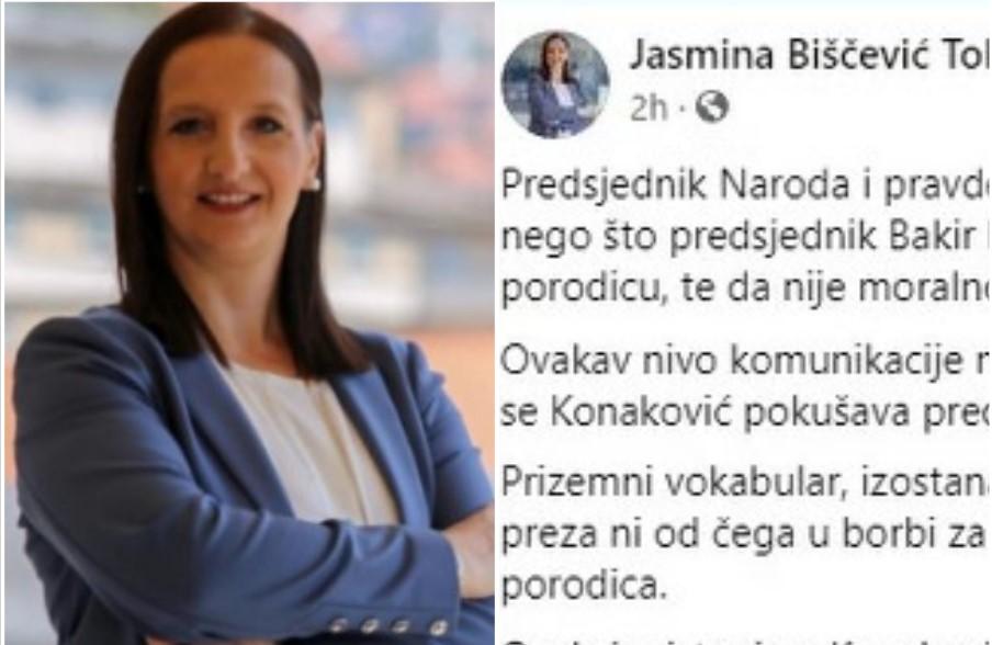 Biščević-Tokić: Konaković ne preza ni od čega u borbi za vlast - Avaz