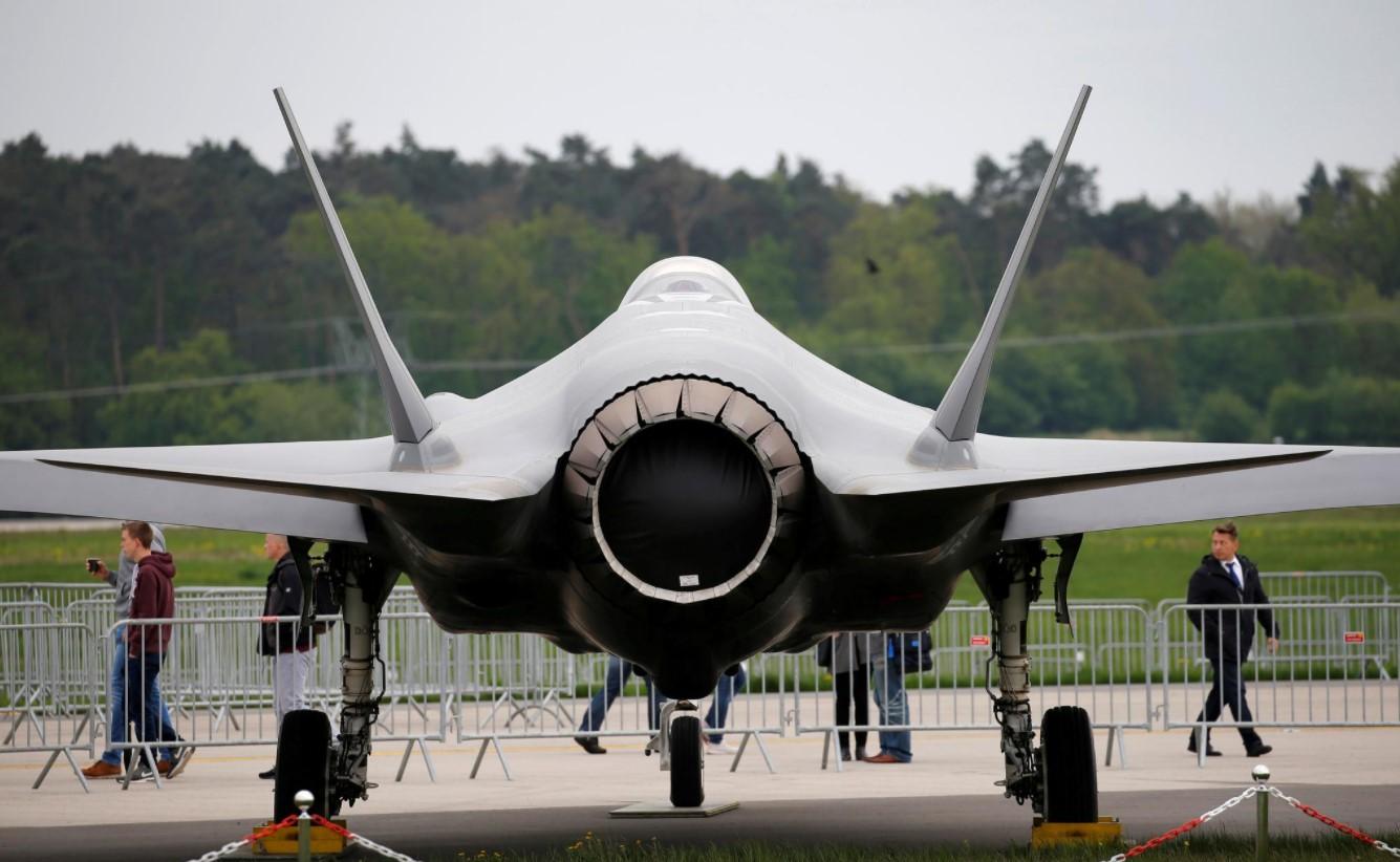 A Lockheed Martin F-35 aircraft is seen at the ILA Air Show in Berlin, Germany, April 25, 2018. - Avaz