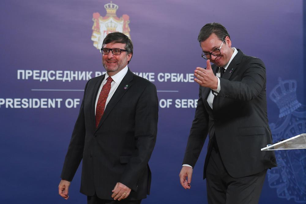 Vučić i Palmer: Mir i stabilnost na zapadnom Balkanu od suštinske važnosti