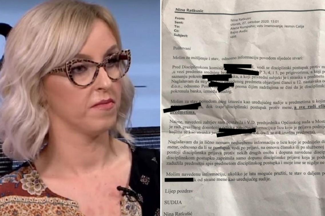 Nina Ratkušić: Alena Kurspahić selektivno pokreće postupke i istrage