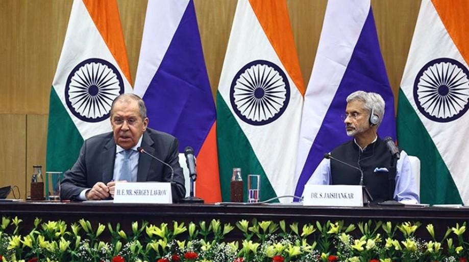 Sergey Lavrov and Subrahmanyam Jaishankar - Avaz