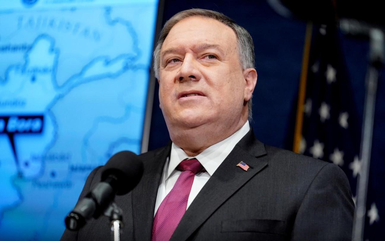 Secretary of State Mike Pompeo speaks at the National Press Club in Washington, DC, U.S., January 12, 2021. - Avaz