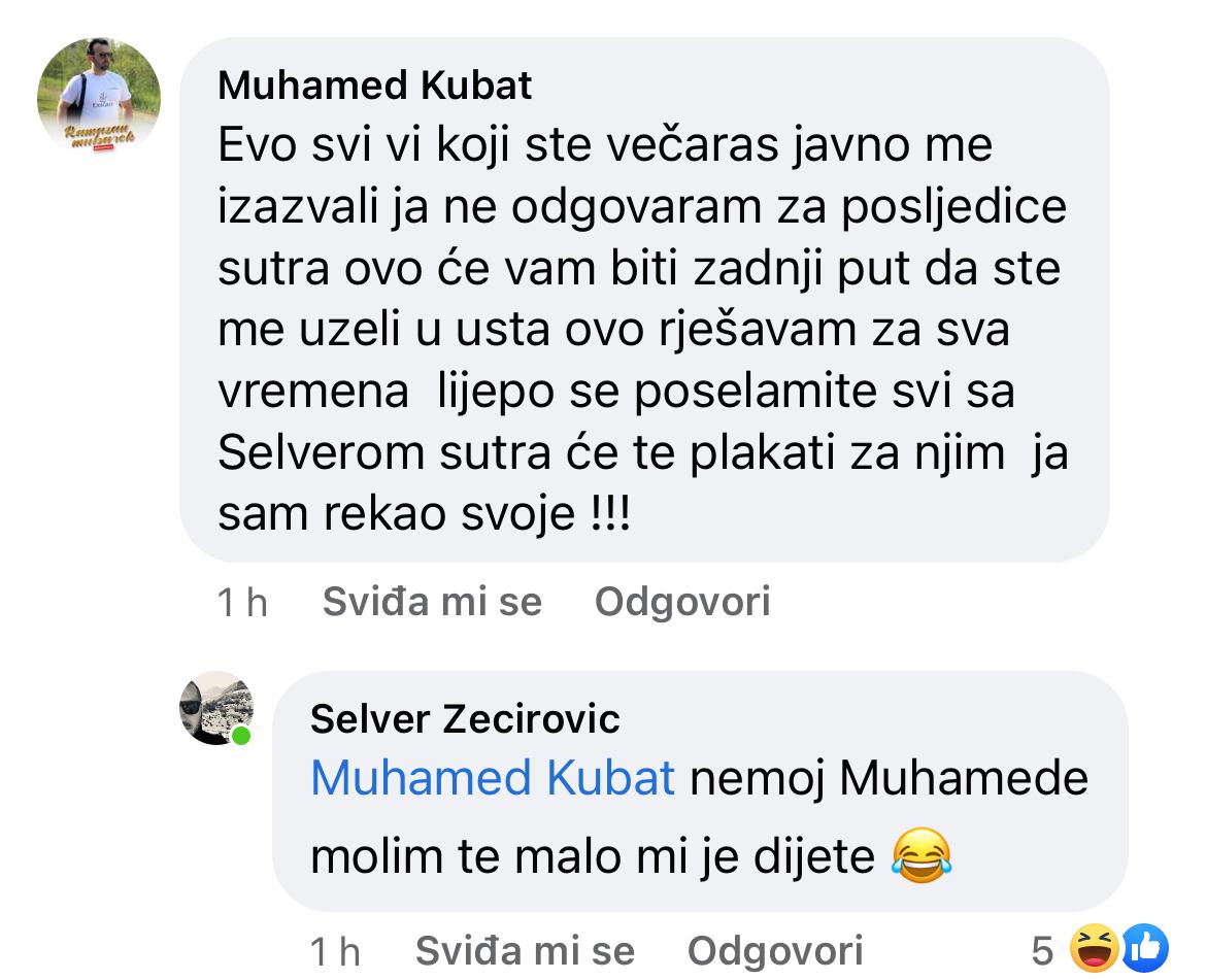 Prijetnja Muhameda Kubata - Avaz