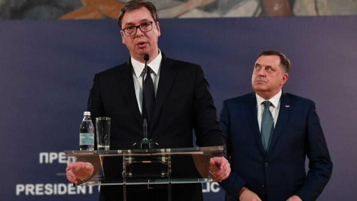 Aleksandar Vučić i Milorad Dodik - Avaz