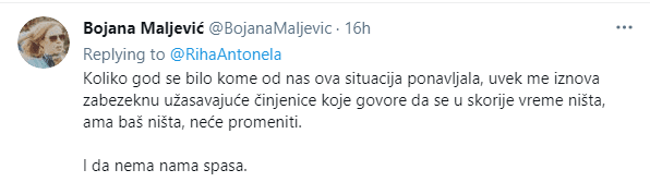 Objava na Twitteru - Avaz