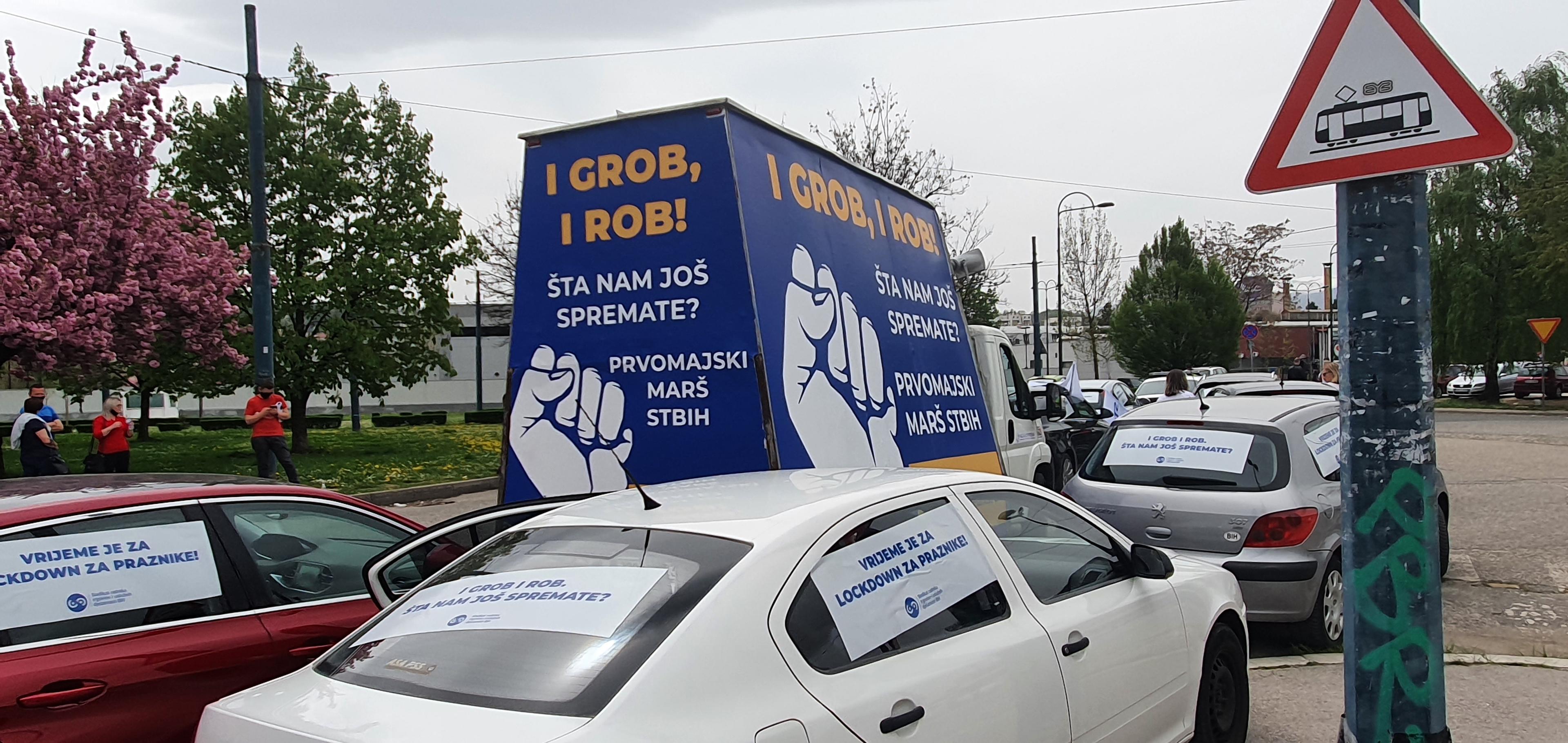 I grob, i rob - slogan je pod kojim danas protestiraju trgovci - Avaz