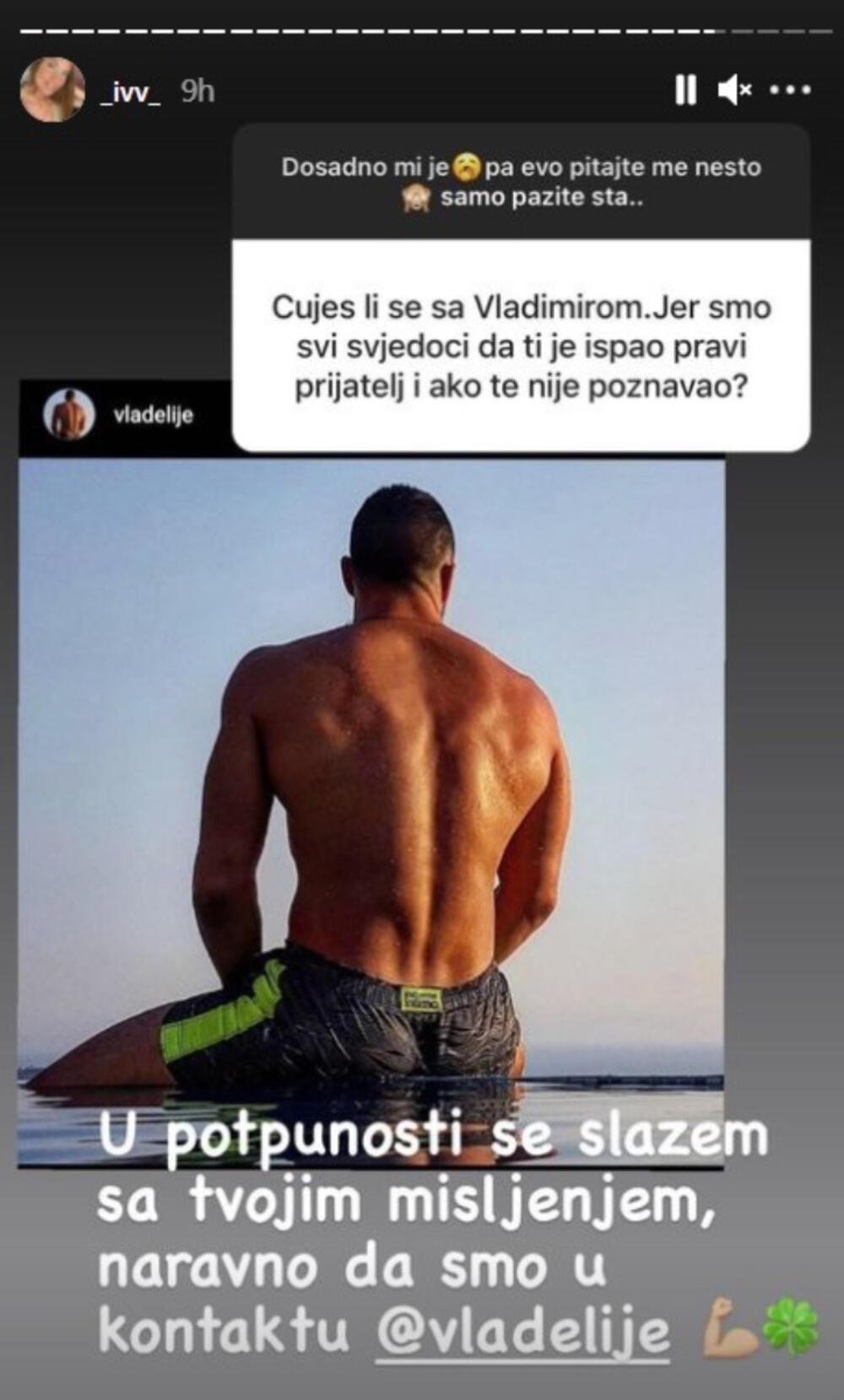 Ivanina objava na Instagramu - Avaz