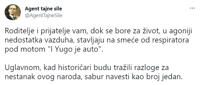 Jedan od komentara: Bižnje nam stavljaju na smeće od respiratora... - Avaz