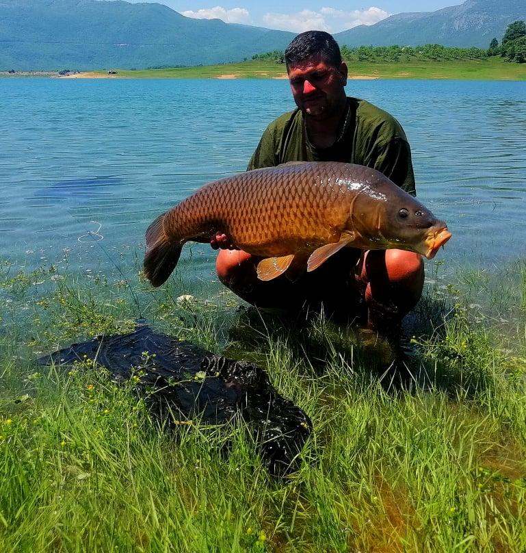 Ivan Bandić sa 17,5 kilograma teškim šaranom - Avaz