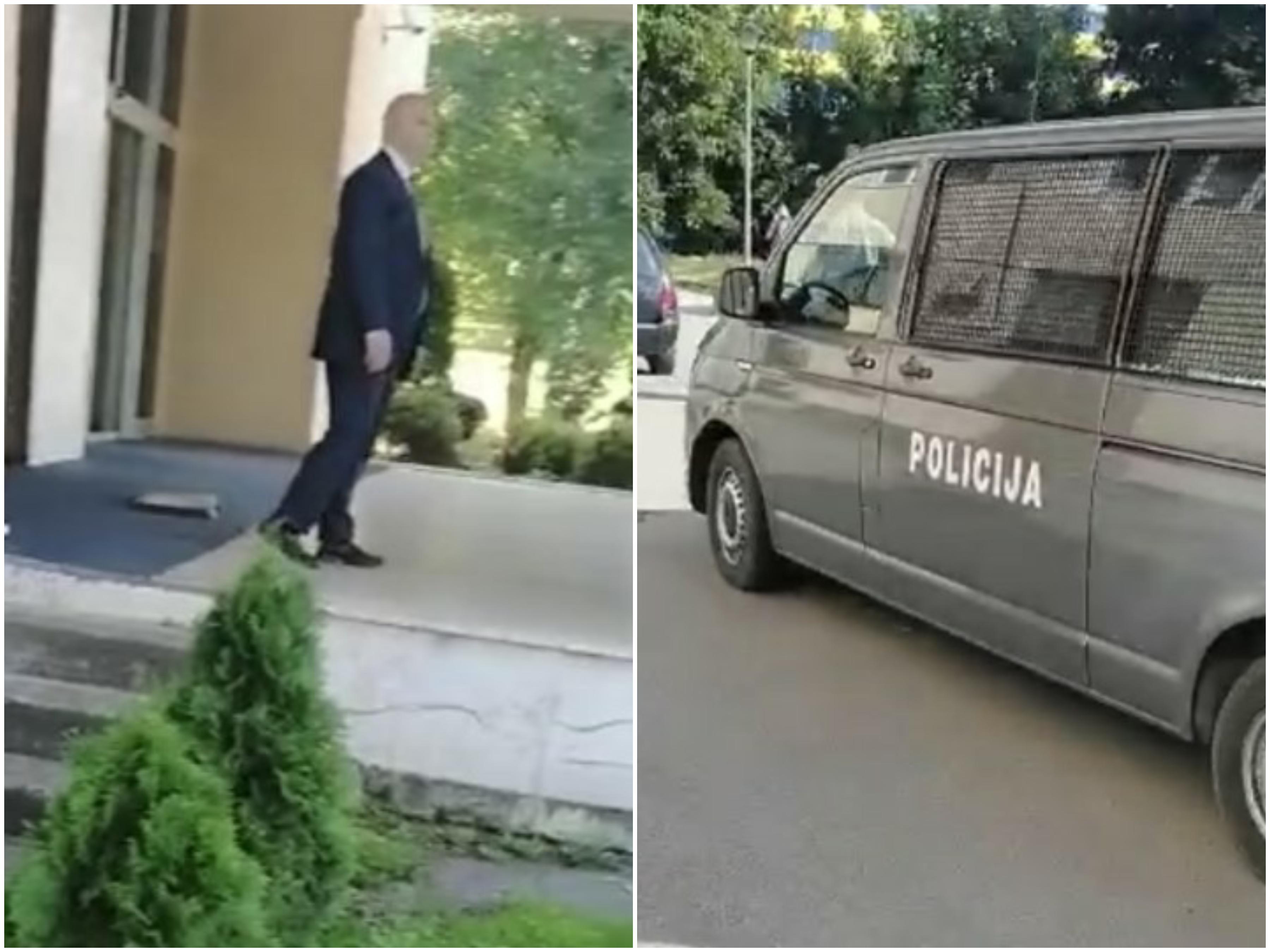 Policija dovela Prcića u prostorije Američkog univerziteta u Tuzli, i dalje traju pretresi