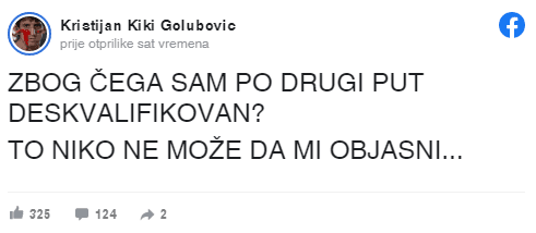 Objava na Facebooku - Avaz