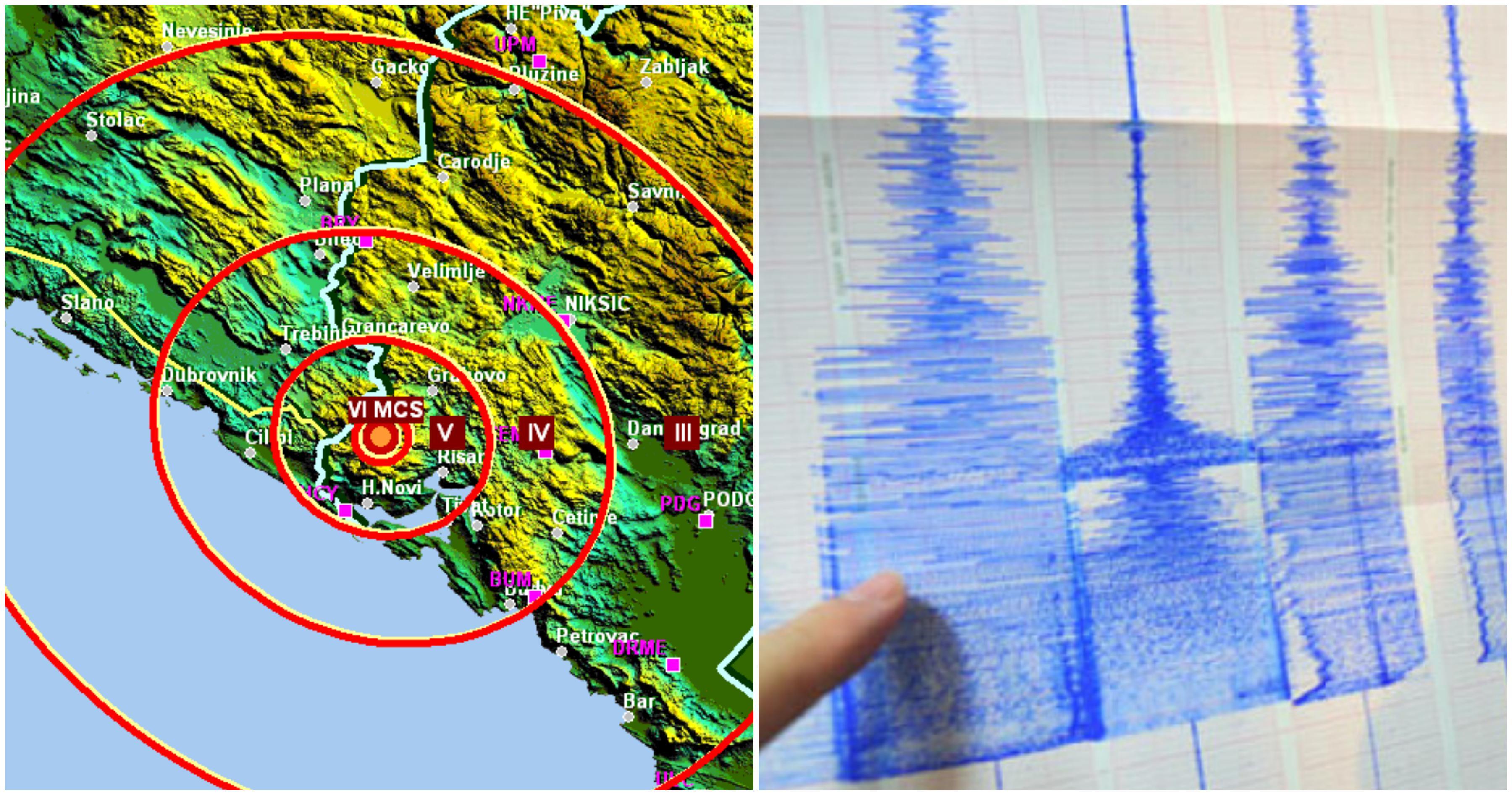 Zemljotres pogodio Crnu Goru