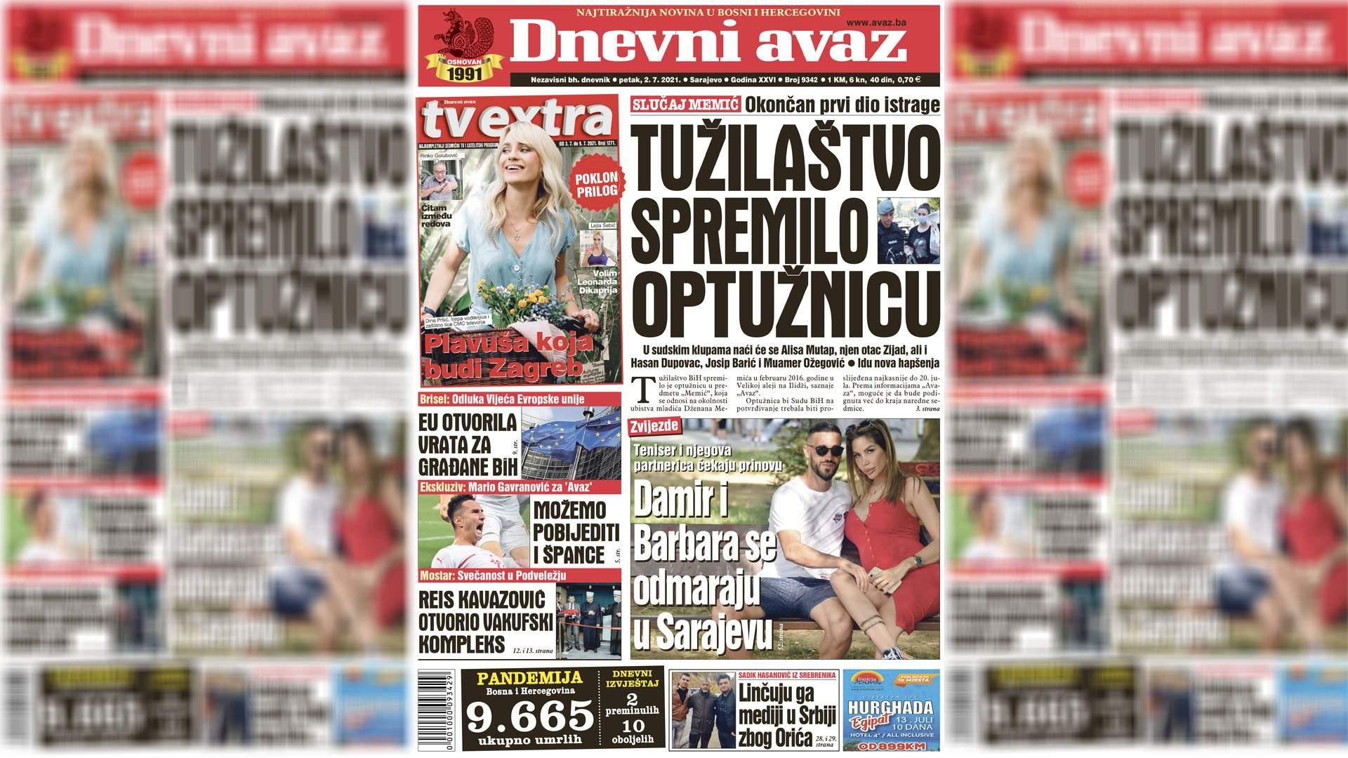 Tužilaštvo spremilo optužnicu