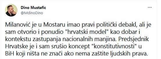 Status Dine Mustafića - Avaz