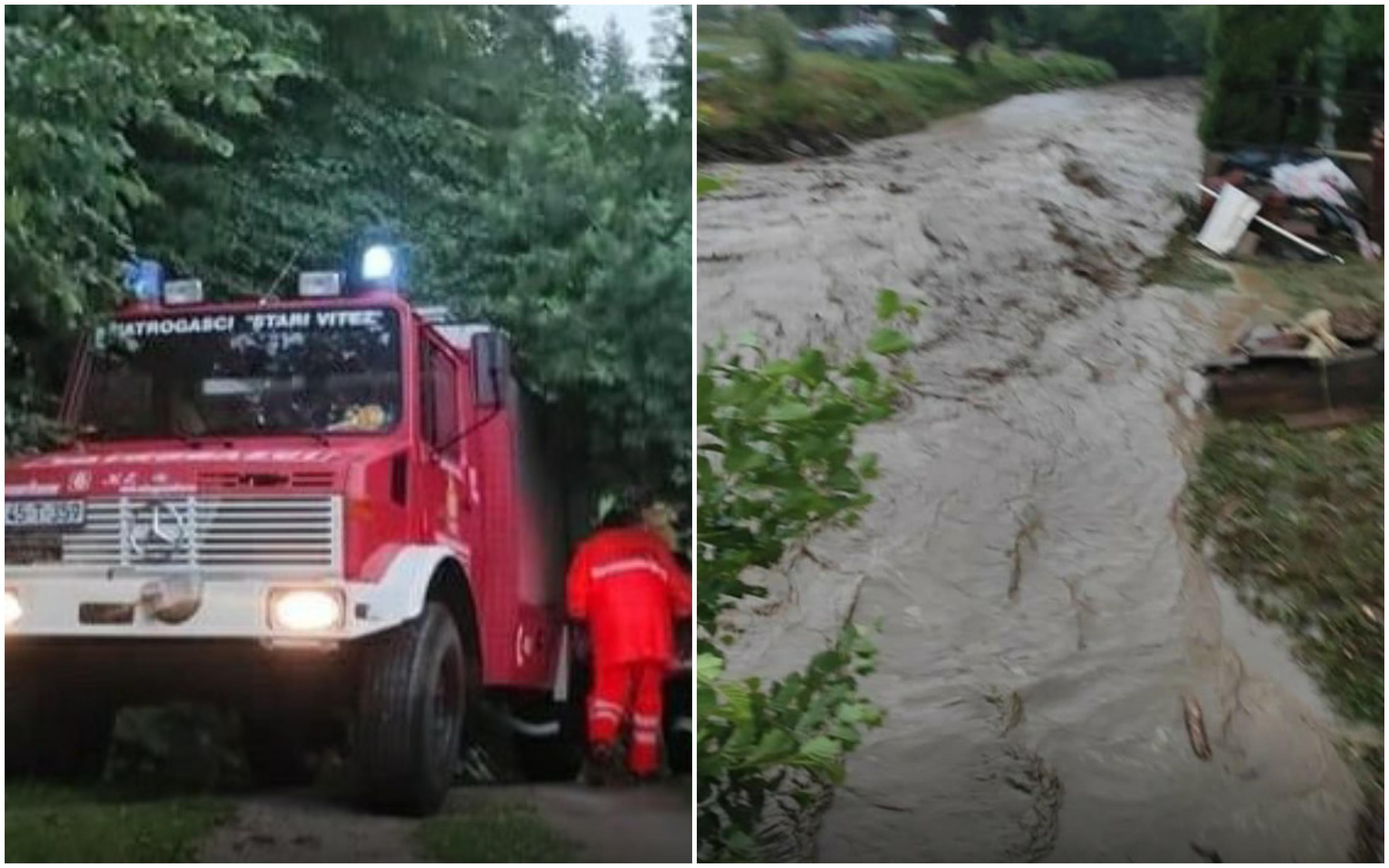 Zbog obilne kiše poplavila i rijeka Kruščica u Vitezu, problemi i u Zavidovićima te Žepču