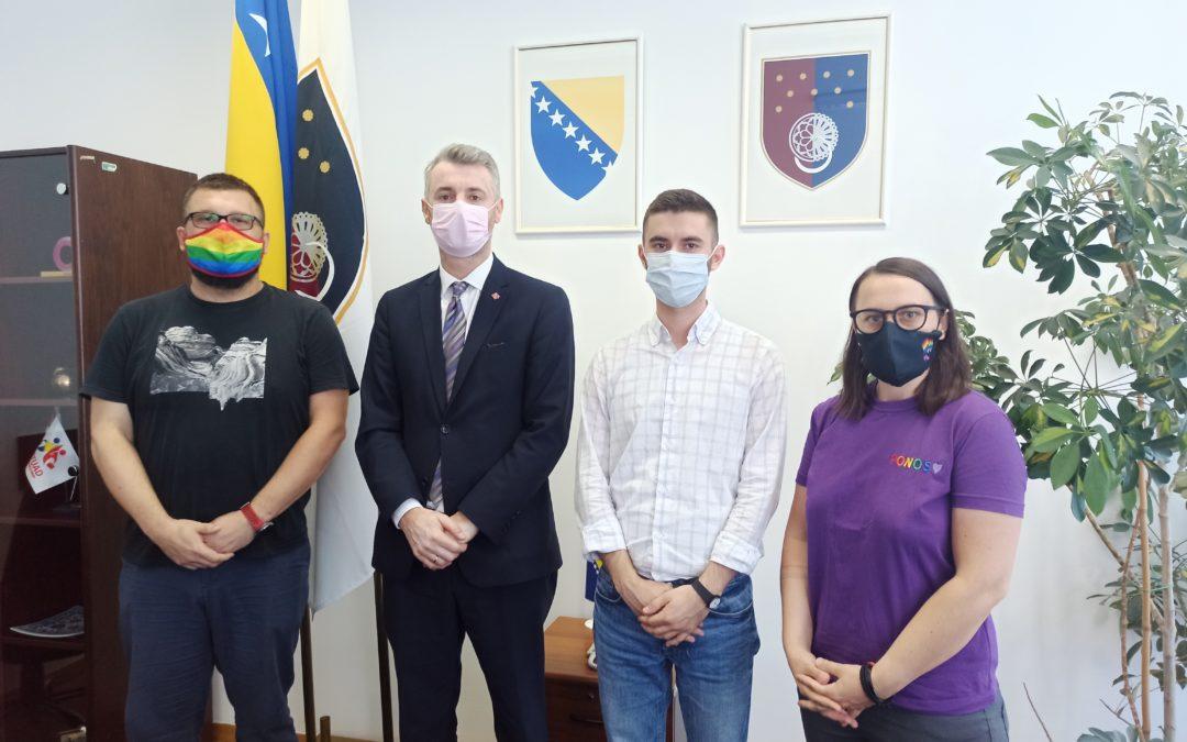 Organizatori "Bh. povorke ponosa" kod Forte: U potpunosti zaštititi učesnike protestne šetnje