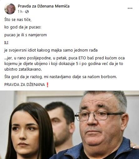 Status grupe Pravda za Dženana Memića - Avaz