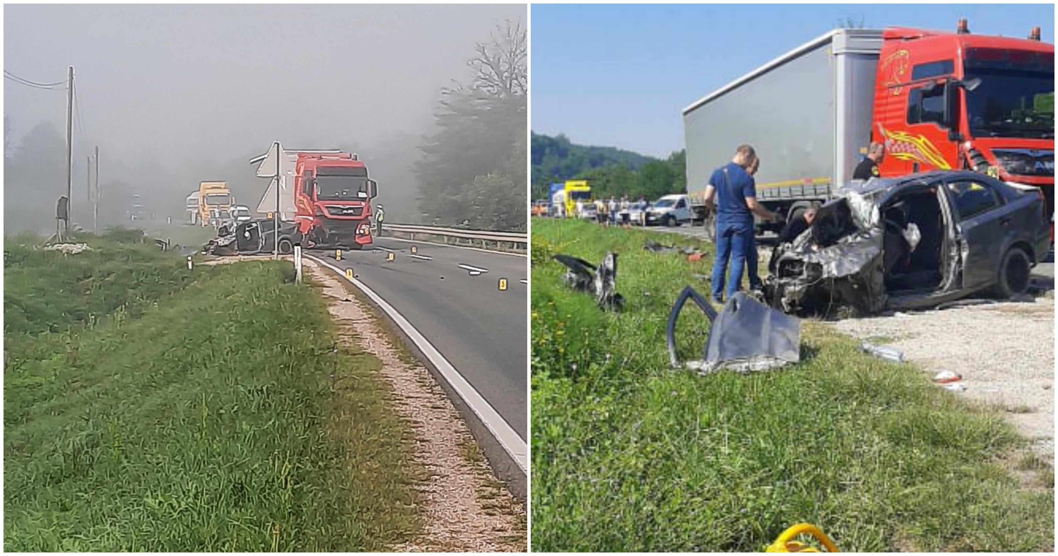 Stravična fotografija s mjesta tragične nesreće u kojoj su život izgubile dvije osobe