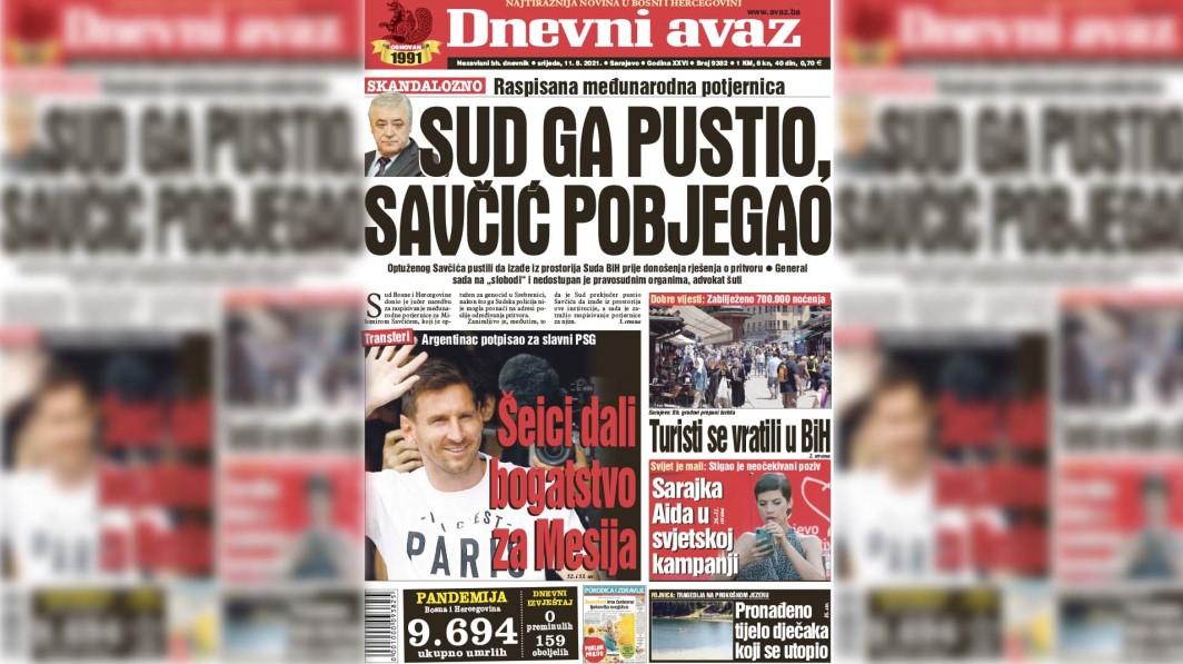 Sud ga pustio, Savčić pobjegao