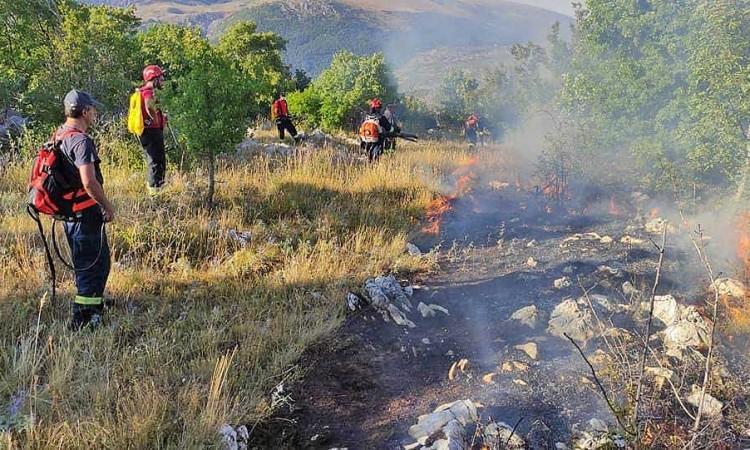 I dalje aktivan požar: U gašenju pomažu i vlasnici privatnih cisterni