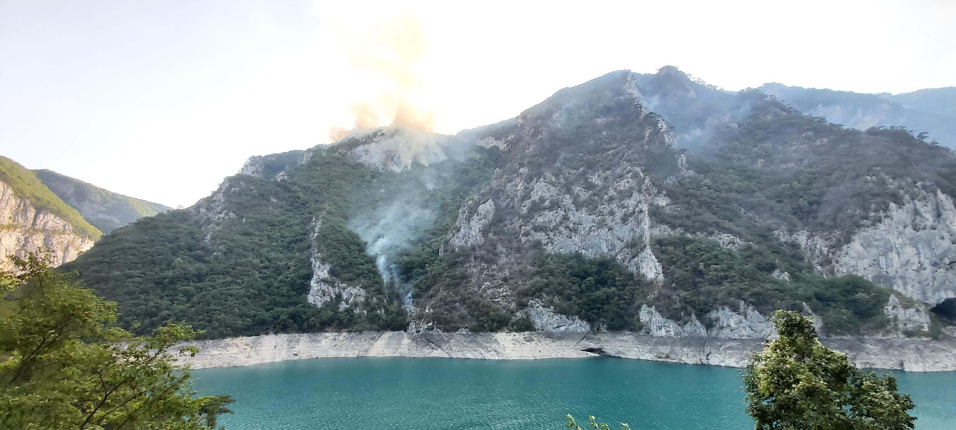 Aktivan i požar kod Plužina