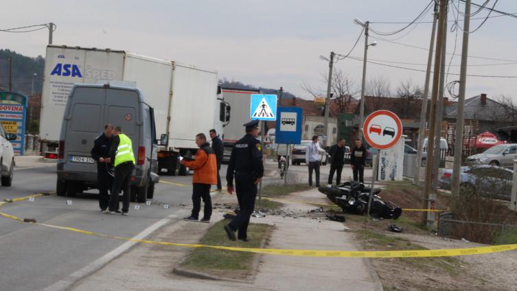 U saobraćajnoj nesreći kod Gračanice povrijeđen motociklista