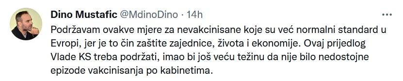 Mustafić podržao Vladu KS - Avaz