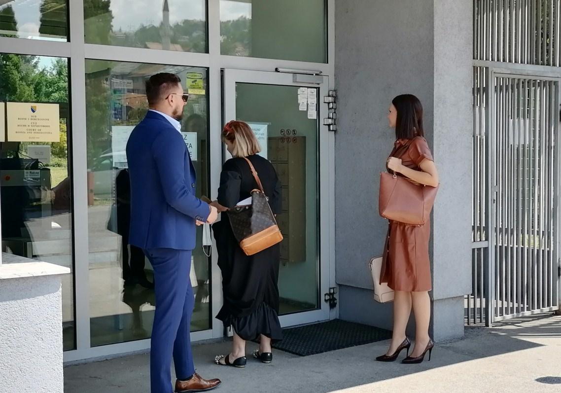 The accused and their lawyers arrived at the trial - Avaz