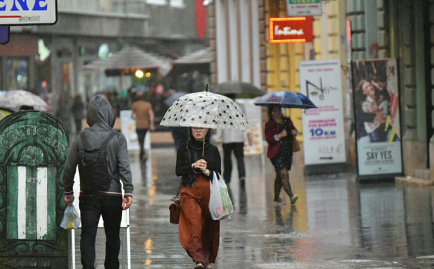 Ne zaboravite kišobran: Danas u BiH hladno vrijeme s padavinama