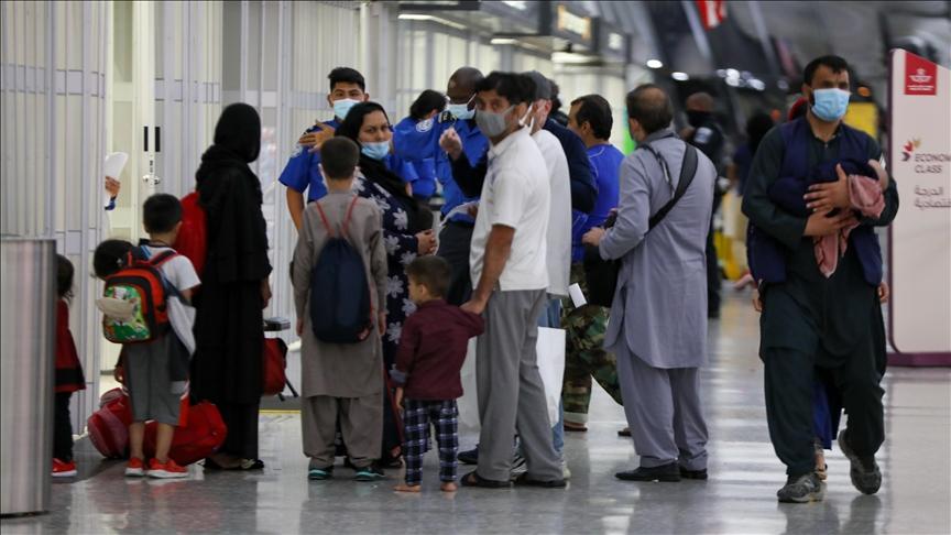 Afghan refugees evacuated from Kabul, arrive in Washington Dulles International Airport in Washington, DC, United States on August 27, 2021. - Avaz