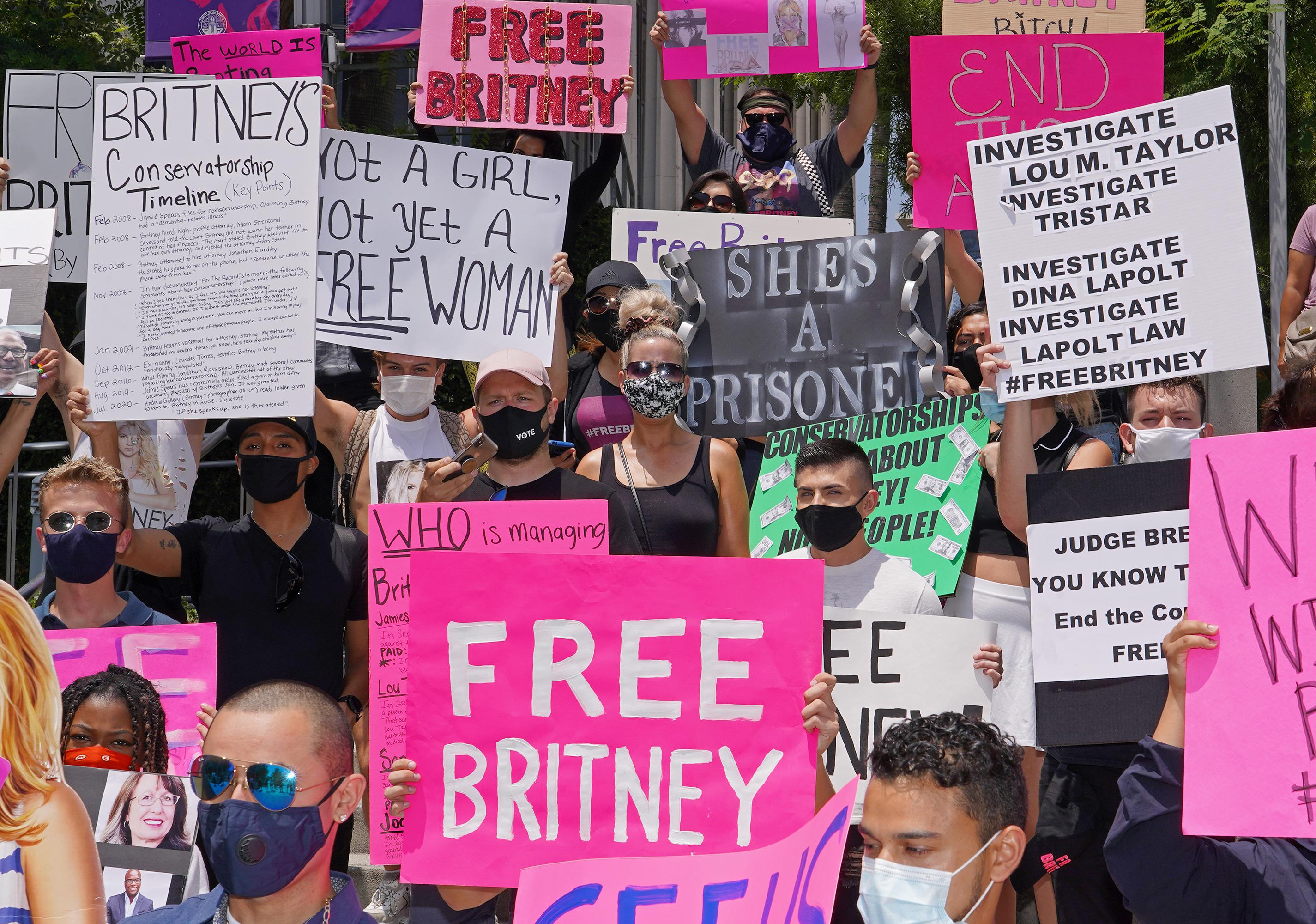 Fanovi su organizirali proteste pod nazivom "Free Britney" širom SAD - Avaz