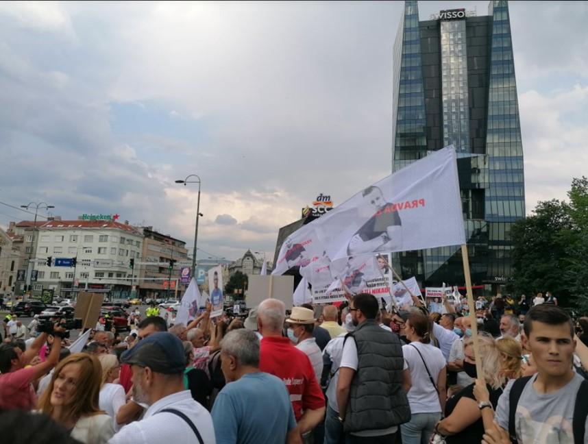 Završen protest, Muriz Memić poručio: Ovo je BiH