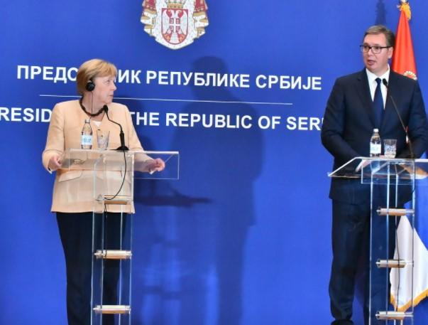 Merkel i Vučić: Razgovori o BiH i Kosovu - Avaz