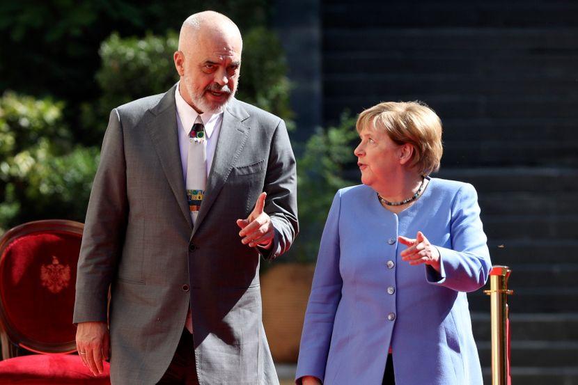 Edi Rama i Angela Merkel - Avaz