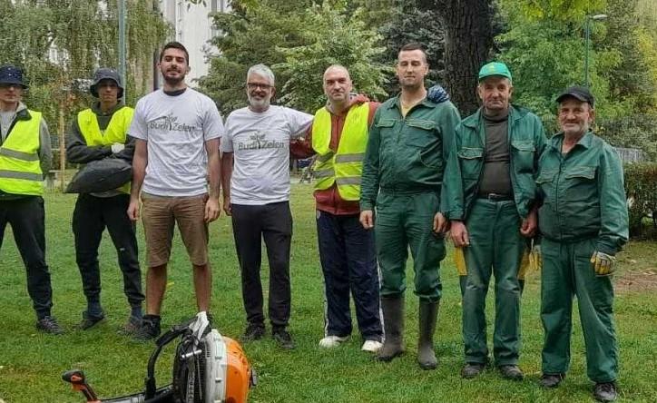 Kantonalno javno komunalno preduzeće "Park"  i građani u akciji - Avaz