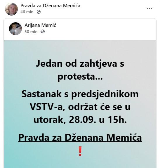 Informacija potvrđena na Facebooku - Avaz